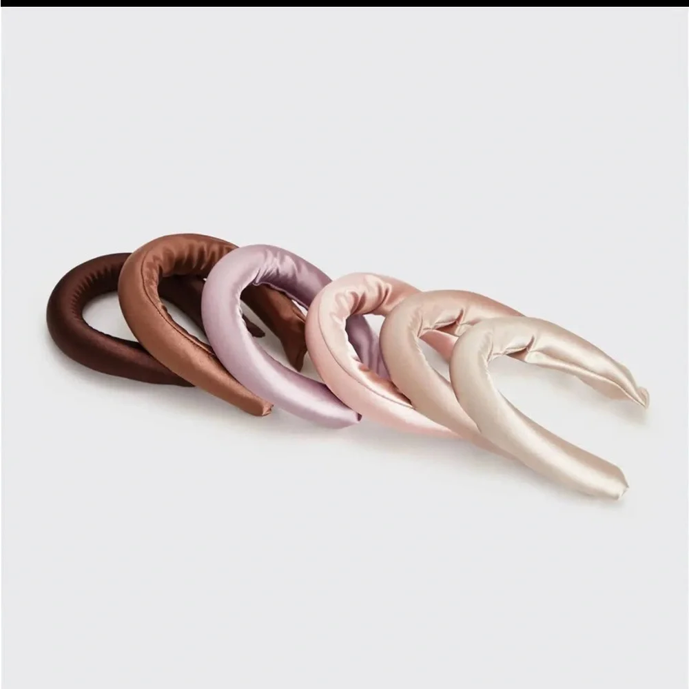 6pc Set Satin Wrapped Flexi Rods